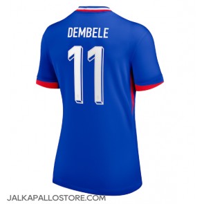 Ranska Ousmane Dembele #11 Kotipaita Naisten EM-Kisat 2024 Lyhythihainen